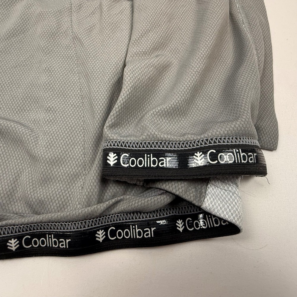 Coolibar Mens UPF 50+ Cycling Jacket Full Zip Sun Protection‎ Grey Size M - Picture 7 of 12